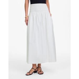 Madewell White Midi Skirt
